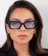 Wilson - Navy w/ Sky Flat See Through Lenses
